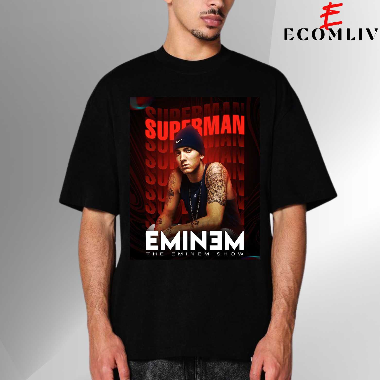 Eminem Superman T Shirt, Unisex Hip Hop Tee